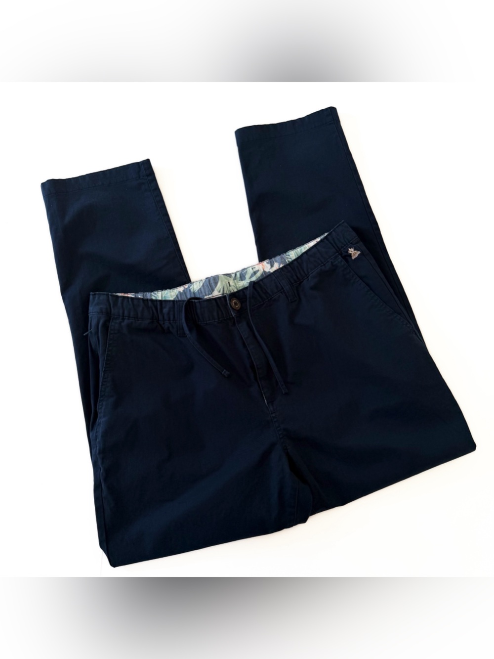 Chubbies Pants Mens XL The Armadas Twill Stretch Chino Navy 28.5” Inseam